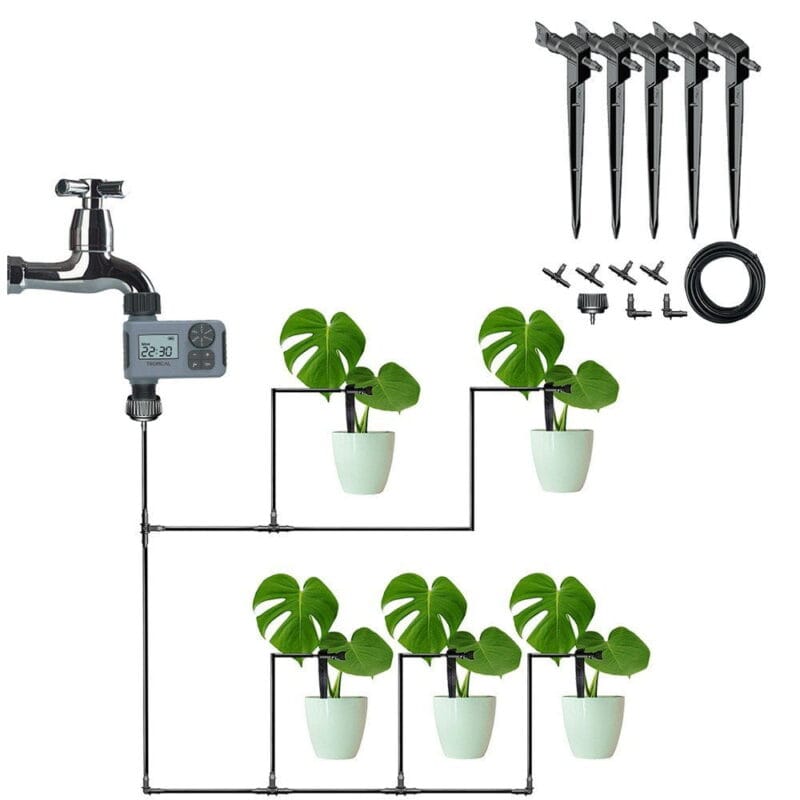 Bộ kit tưới cây trồng trong chậu Teco Delta Drip